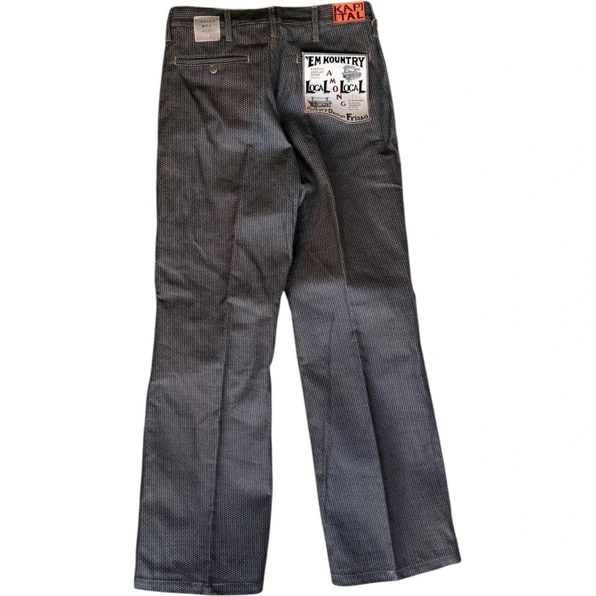 Kapital Century Denim 5P Frisko No. 7 (Sumi) (Persimmon Dyed)