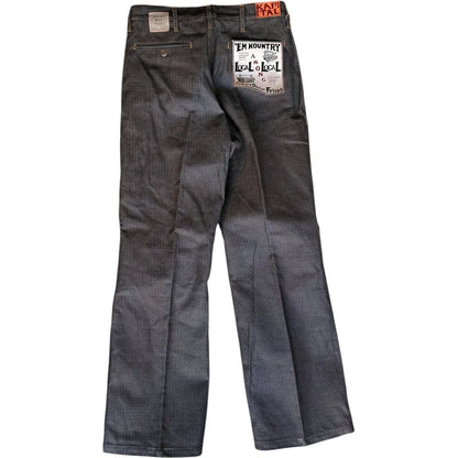 Kapital Century Denim 5P Frisko No. 7 (Sumi) (Persimmon Dyed)