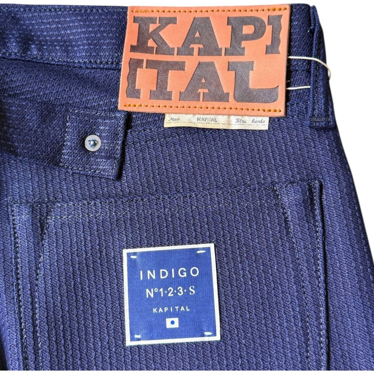 Kapital Century Denim 5P Monkey Cisco No. 1+2+3+S (Triple Indigo