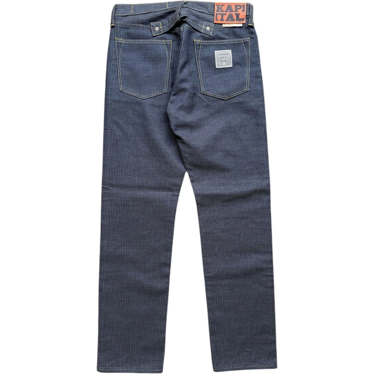 Kapital Century Denim 5P Monkey Cisco No. 7+S (Sumi) (Sakura Rivet)