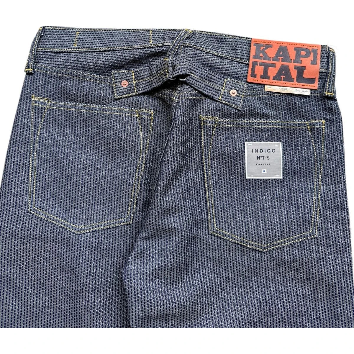 Kapital Century Denim 5P Monkey Cisco No. 7+S (Sumi) (Sakura Rivet)