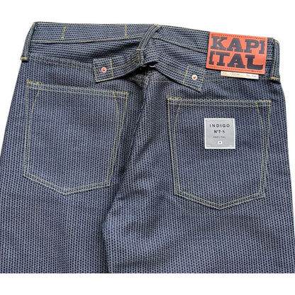 Kapital Century Denim 5P Monkey Cisco No. 7+S (Sumi) (Sakura Rivet)
