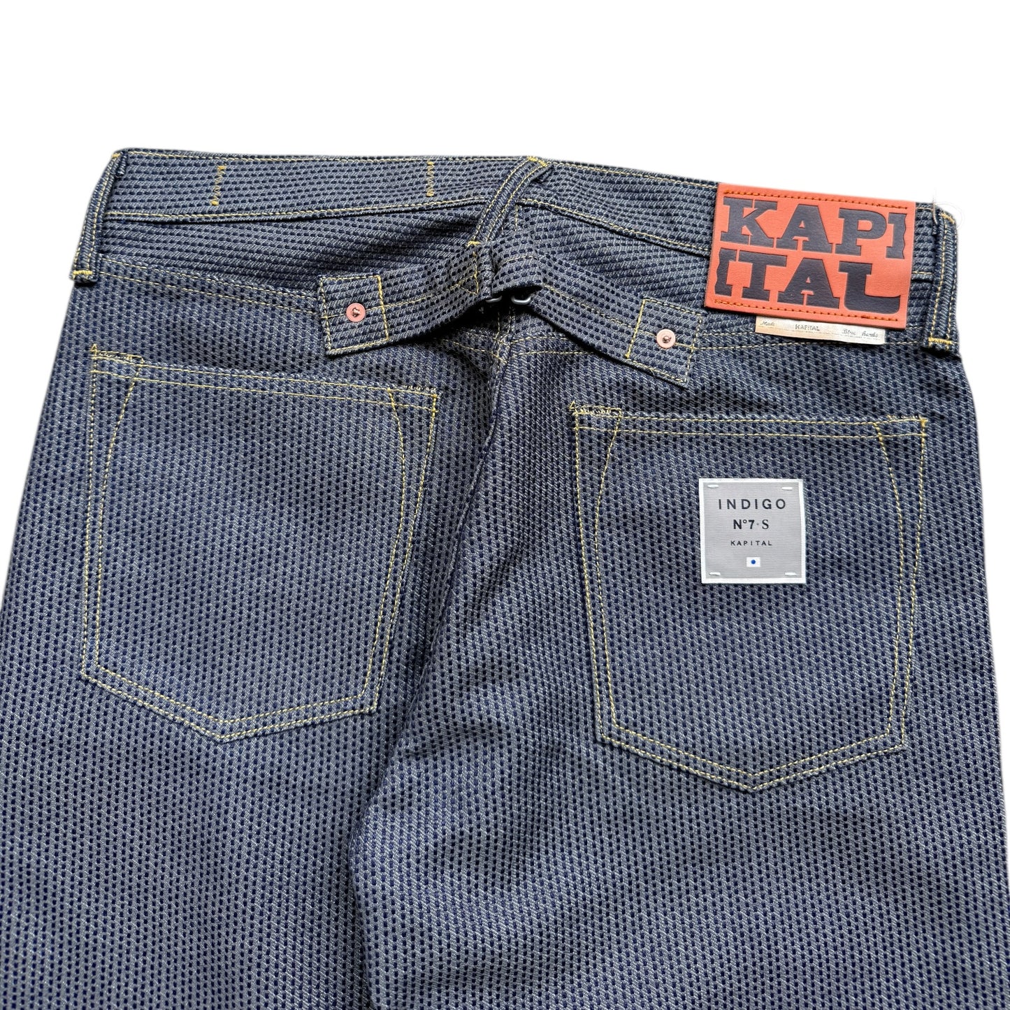 Kapital Century Denim 5P Monkey Cisco No. 7+S (Sumi) (Sakura Rivet)
