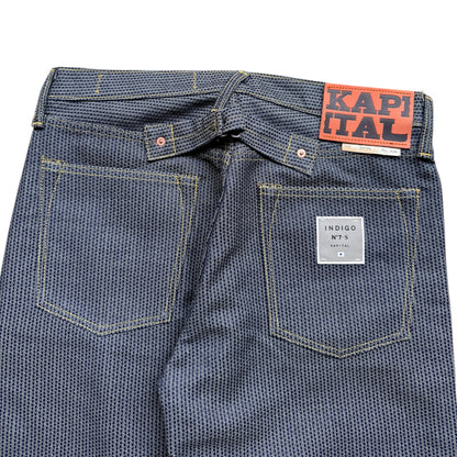 Kapital Century Denim 5P Monkey Cisco No. 7+S (Sumi) (Sakura Rivet)