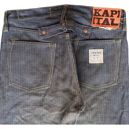 Kapital Century Denim 5P Monkey Cisco No. 7 (Sumi) (Persimmon Dyed)