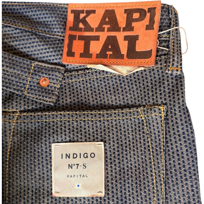 Kapital Century Denim 5P Monkey Cisco No. 7 (Sumi) (Persimmon Dyed)