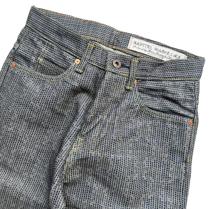 Kapital Century Denim 5P Okabilly No. 7+S Diamond Pattern (Sumi)