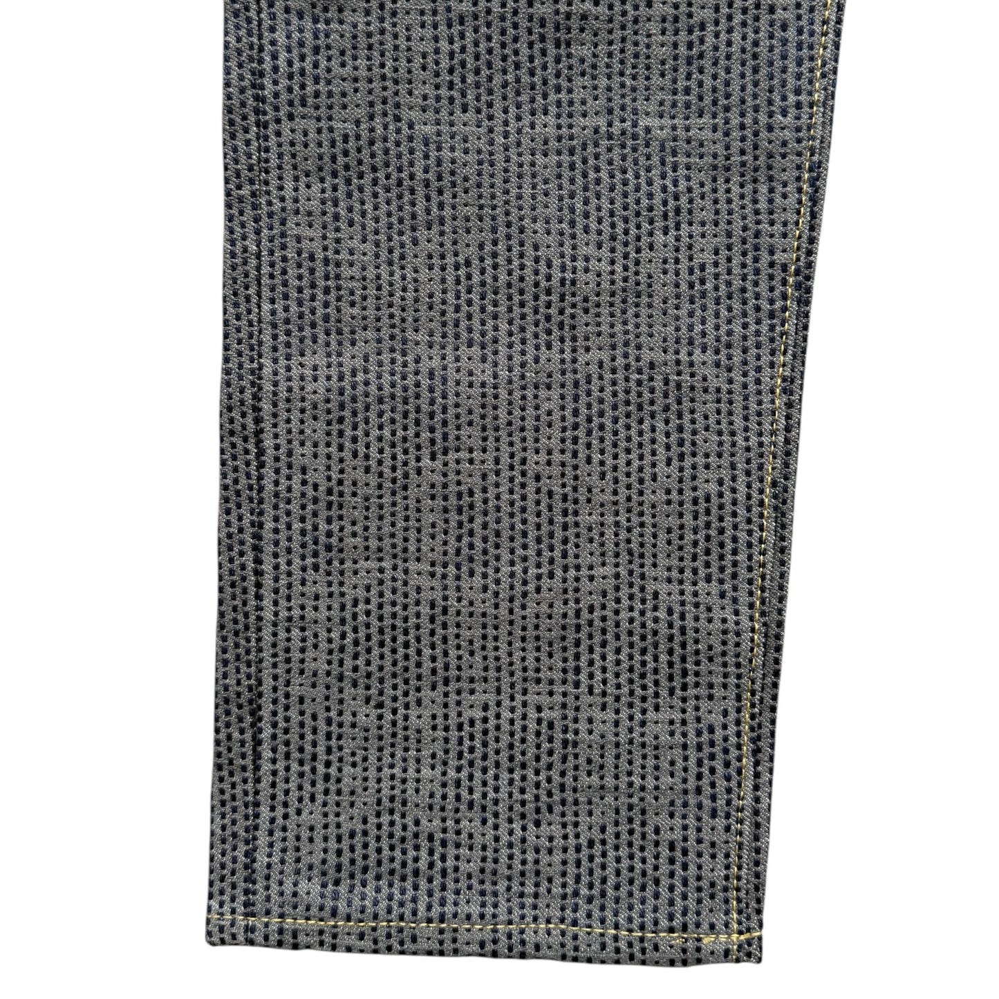 Kapital Century Denim 5P Okabilly No. 7+S Diamond Pattern (Sumi)