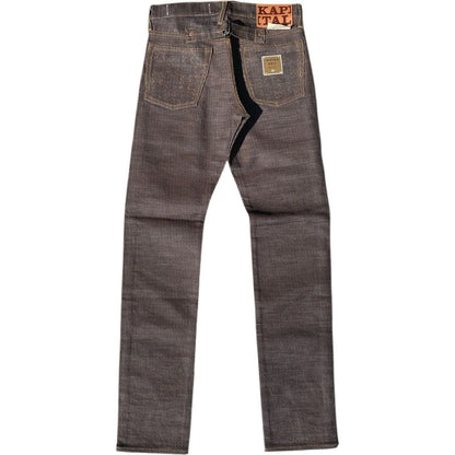 Kapital Century Denim 5P Stone No. 5+S Diamond Pattern (Kakishibu)