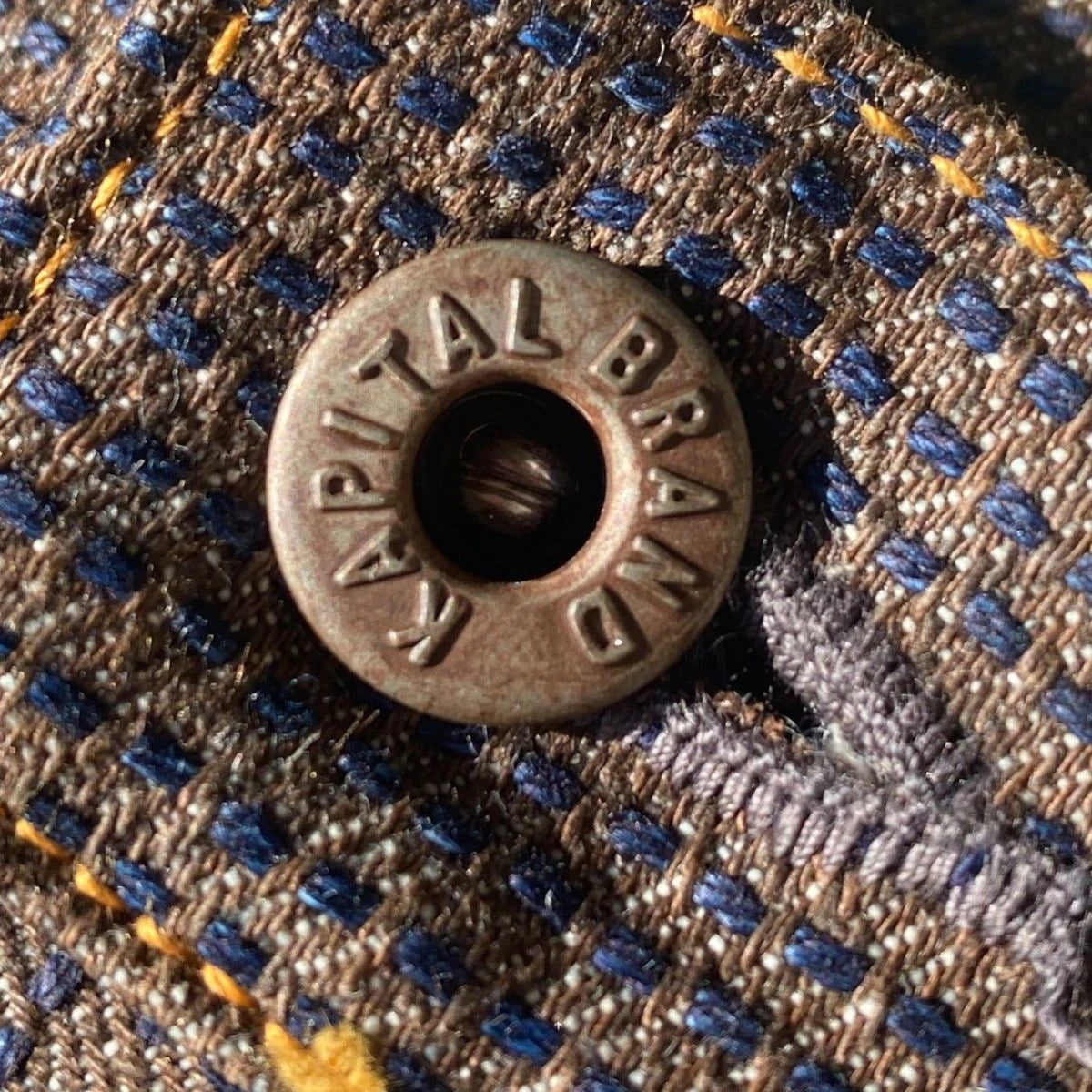 Kapital Century Denim 5P Stone No. 5+S Diamond Pattern (Kakishibu)