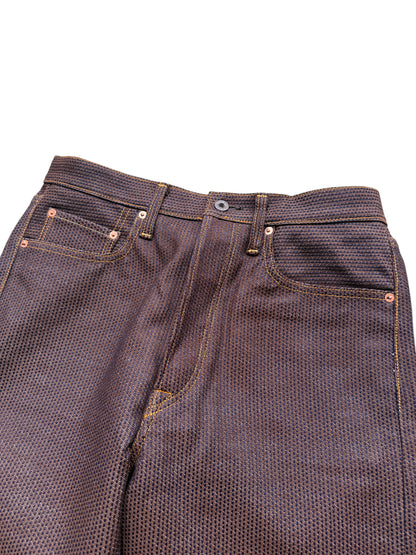 Kapital Century Denim 5P Wide Leg Monkey TH No. 5+S (Kakishibu)