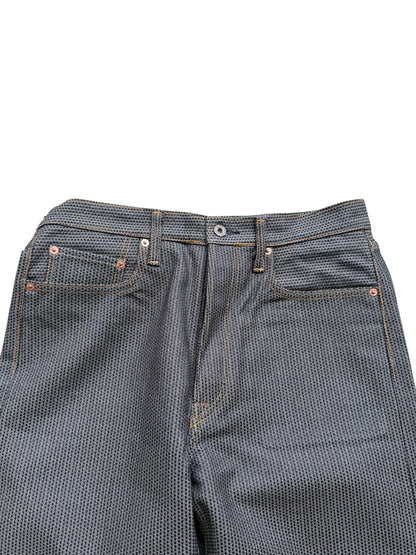 Kapital Century Denim 5P Wide Leg Monkey TH No. 7+S (Sumi)