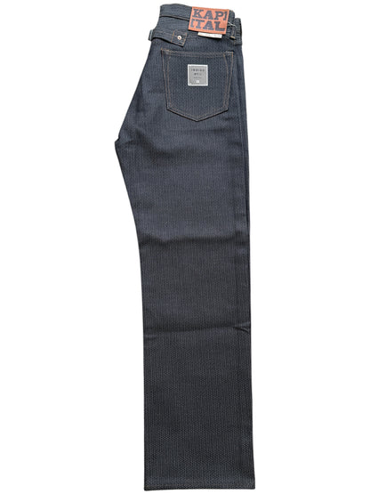 Kapital Century Denim 5P Wide Leg Monkey TH No. 7+S (Sumi)