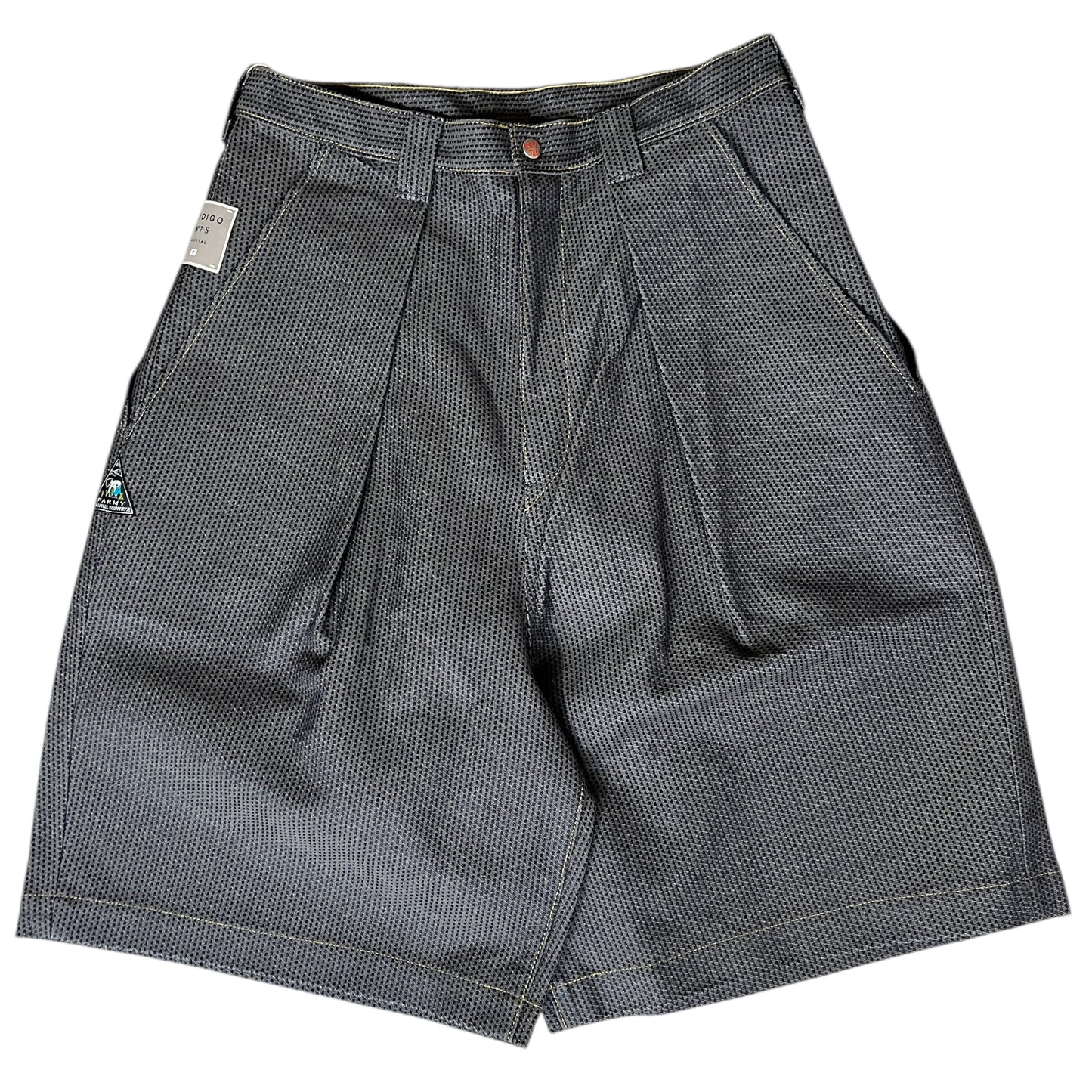 Kapital Century Denim Kome Kome Jorts No. 7 (Deep) (Sumi)