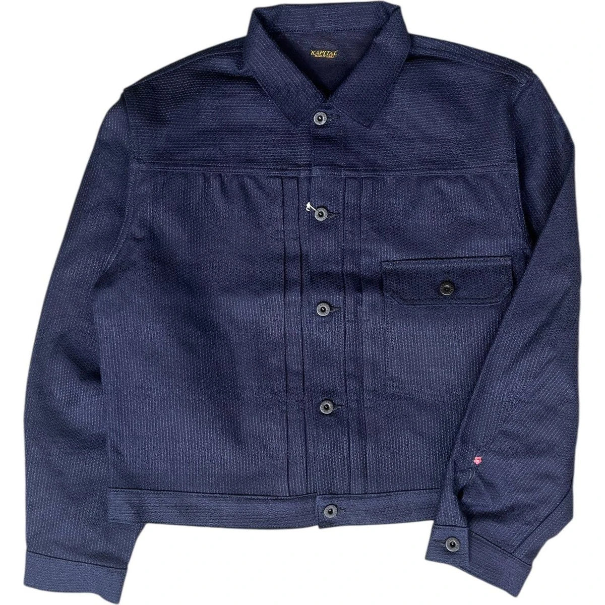 Kapital Century Denim No. 1+2+3+S Type 1 Jacket (Triple Indigo) (Sakura Rivet)