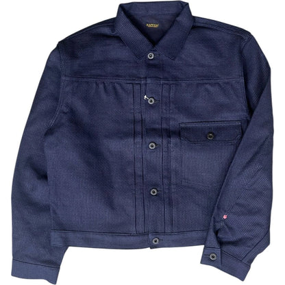 Kapital Century Denim No. 1+2+3+S Type 1 Jacket (Triple Indigo) (Sakura Rivet)