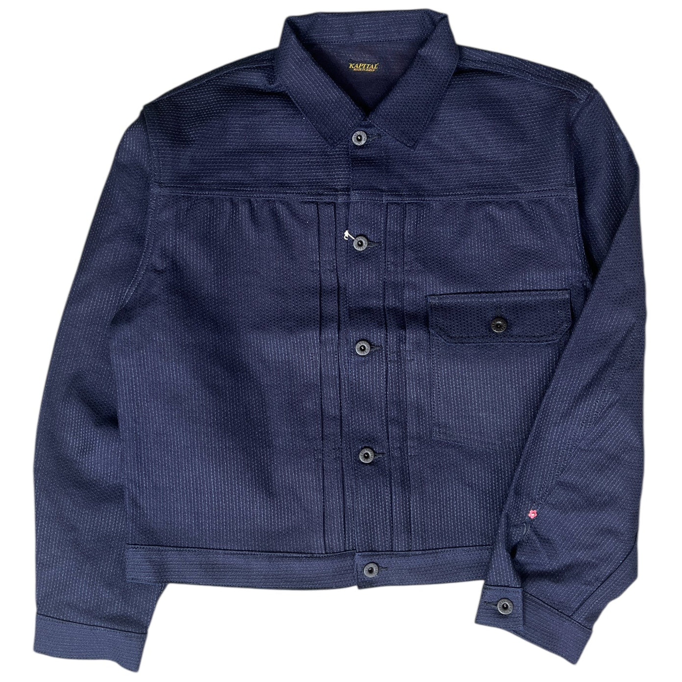 Kapital Century Denim No. 1+2+3+S Type 1 Jacket (Triple Indigo) (Sakura Rivet)