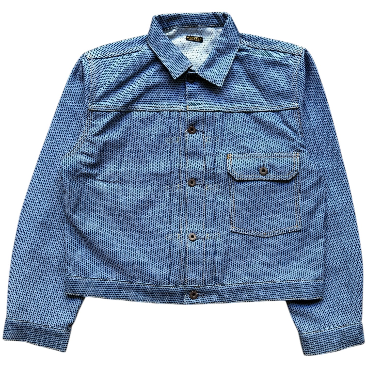 Kapital Century Denim No. 3+S+A Type 1 Jacket (Asagi)