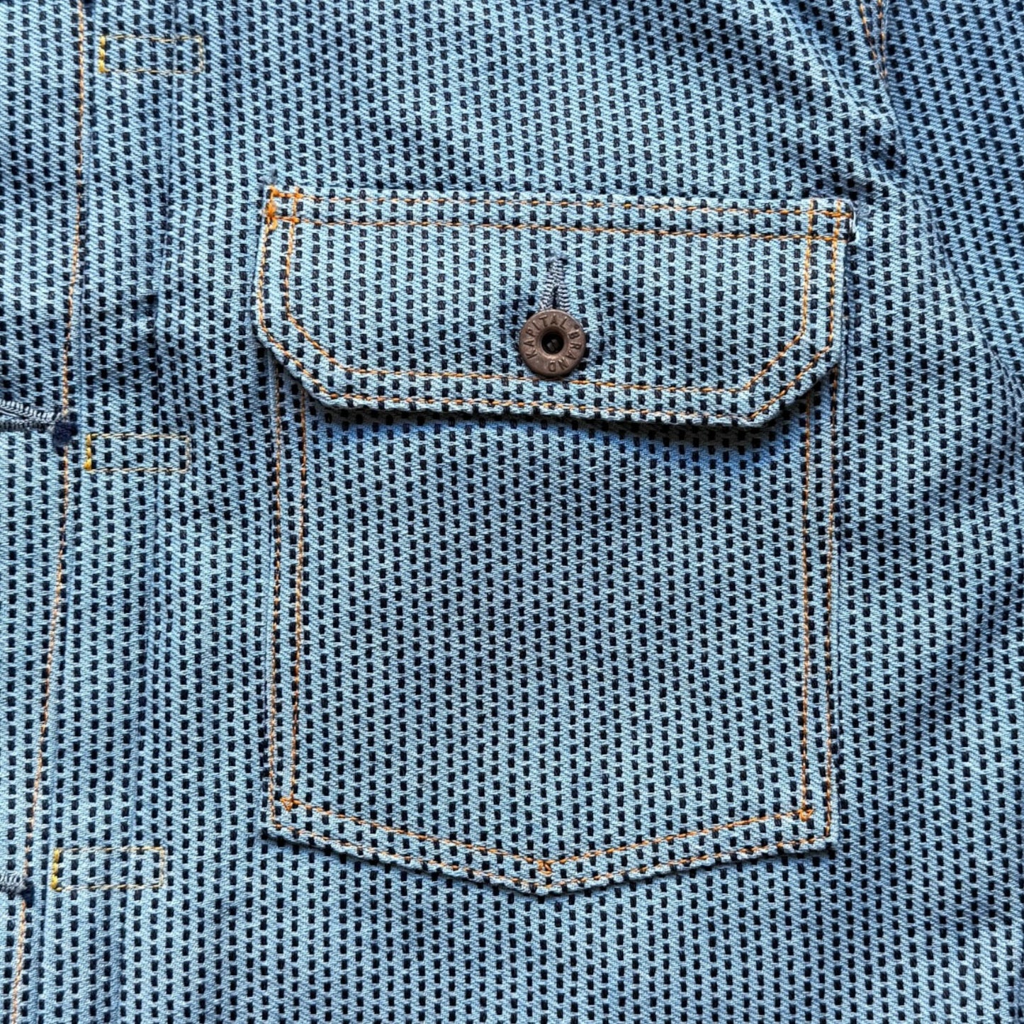 Kapital Century Denim No. 3+S+A Type 1 Jacket (Asagi) (Sakura Rivet)