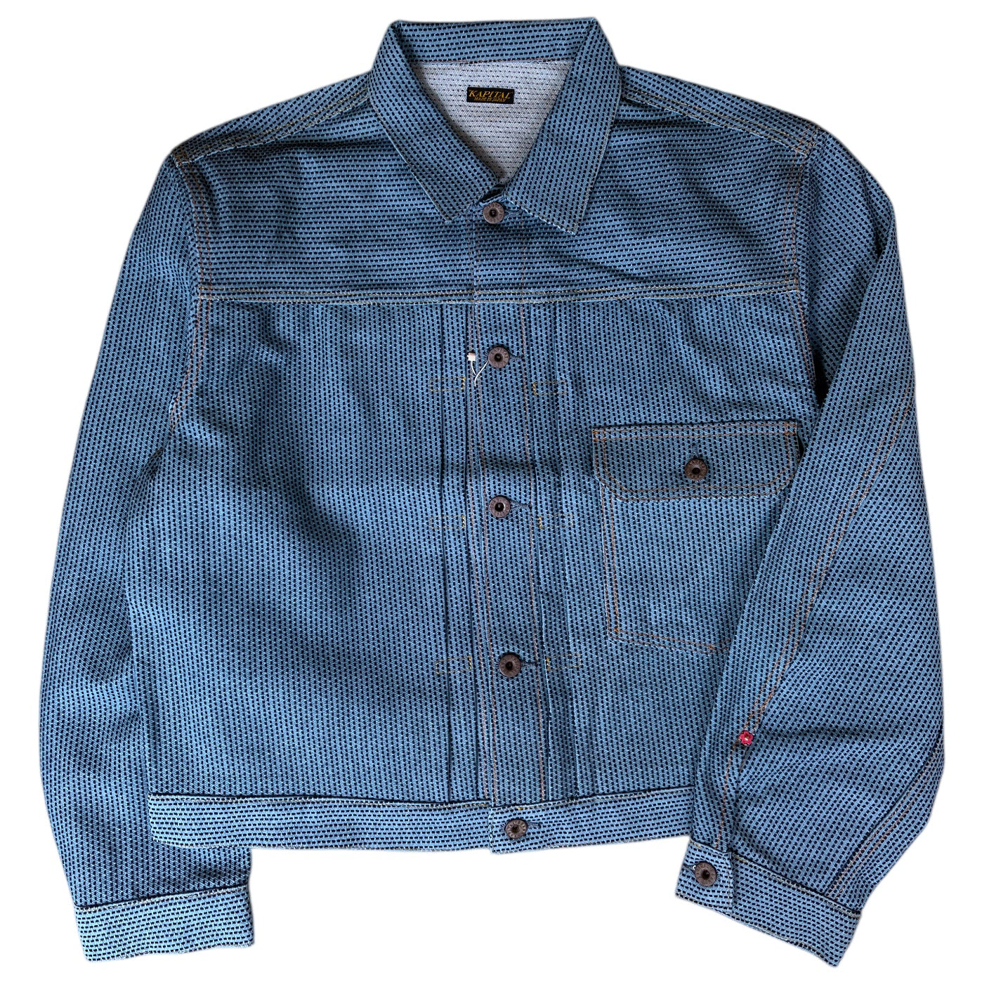 Kapital Century Denim No. 3+S+A Type 1 Jacket (Asagi) (Sakura Rivet)