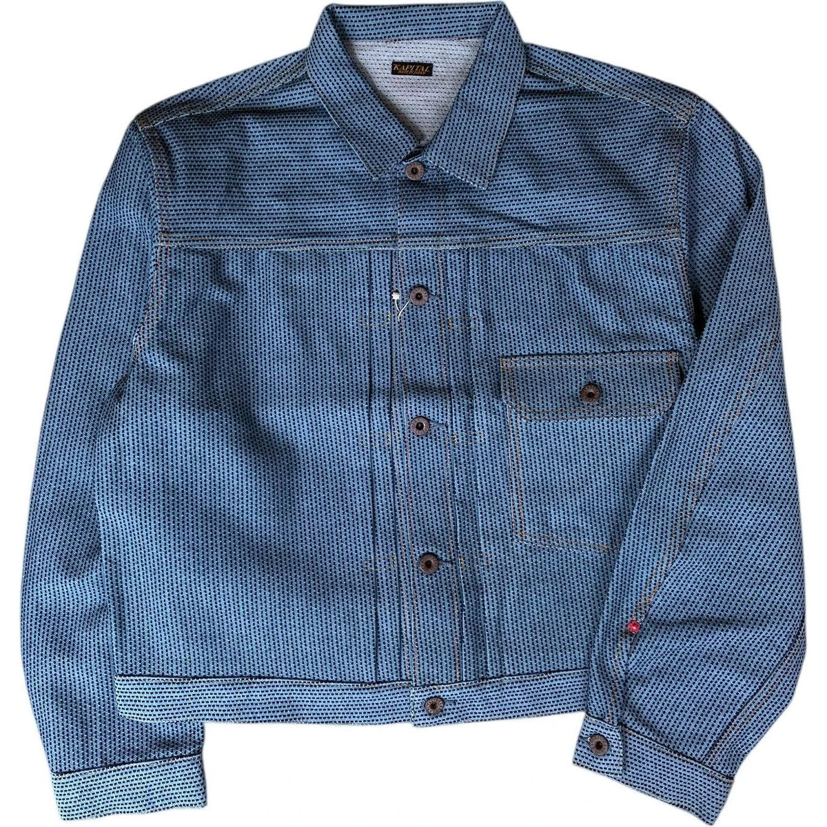 Kapital Century Denim No. 3+S+A Type 1 Jacket (Asagi) (Sakura Rivet)
