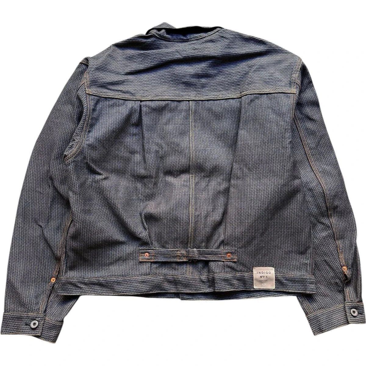Kapital Century Denim No. 7+S Type 1 Jacket (Sumi) (Persimmon Dyed