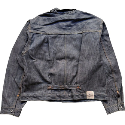 Kapital Century Denim No. 7+S Type 1 Jacket (Sumi) (Persimmon Dyed)
