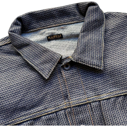 Kapital Century Denim No. 7+S Type 1 Jacket (Sumi) (Persimmon Dyed)