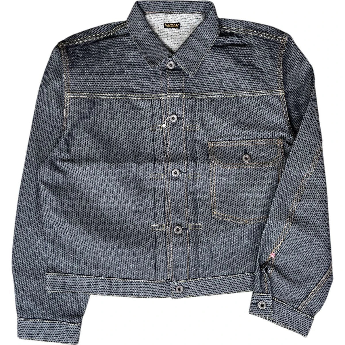 Kapital Century Denim No. 7+S Type 1 Jacket (Sumi) (Sakura Rivet)