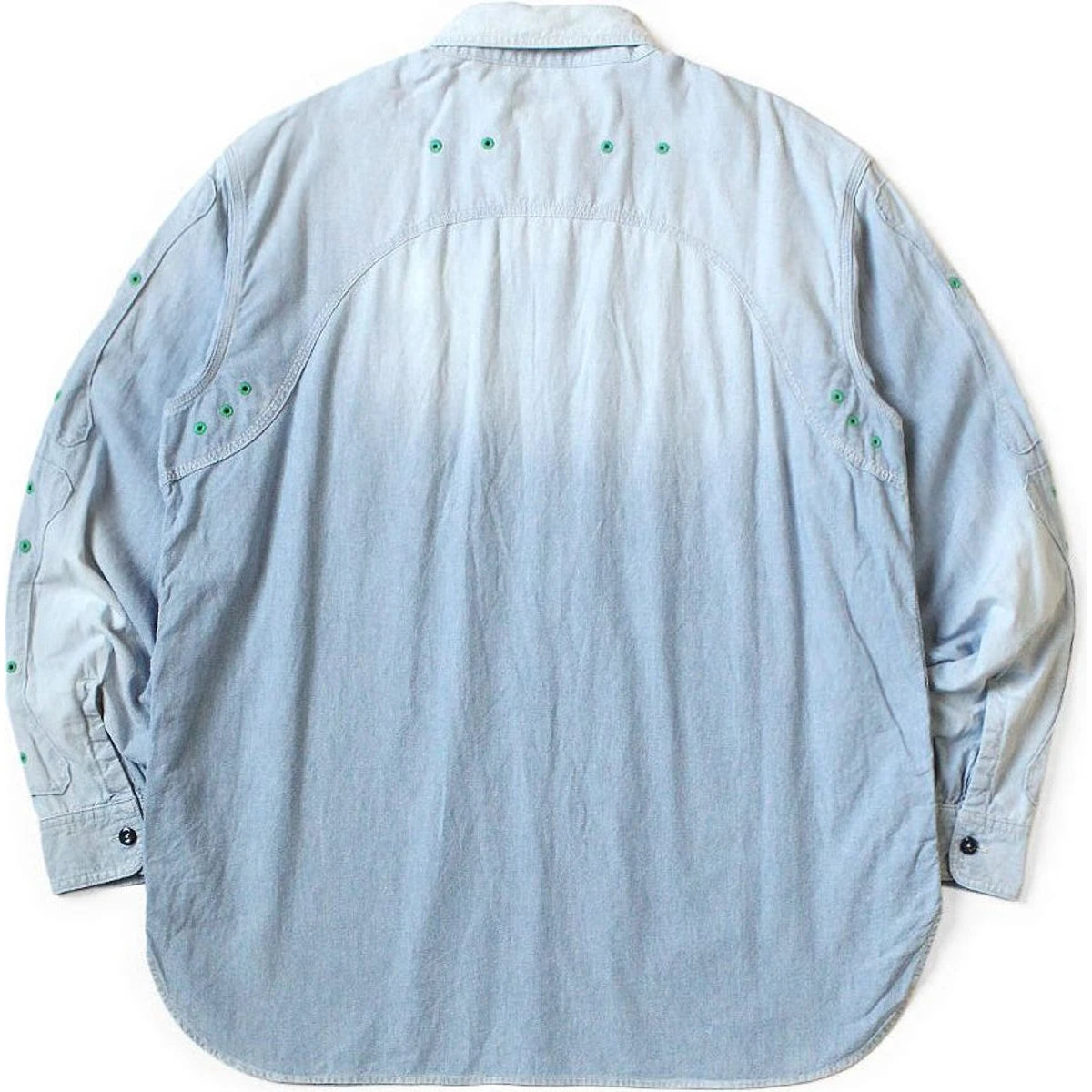 Kapital Chambray Bone Patch Ventilator Work Shirt