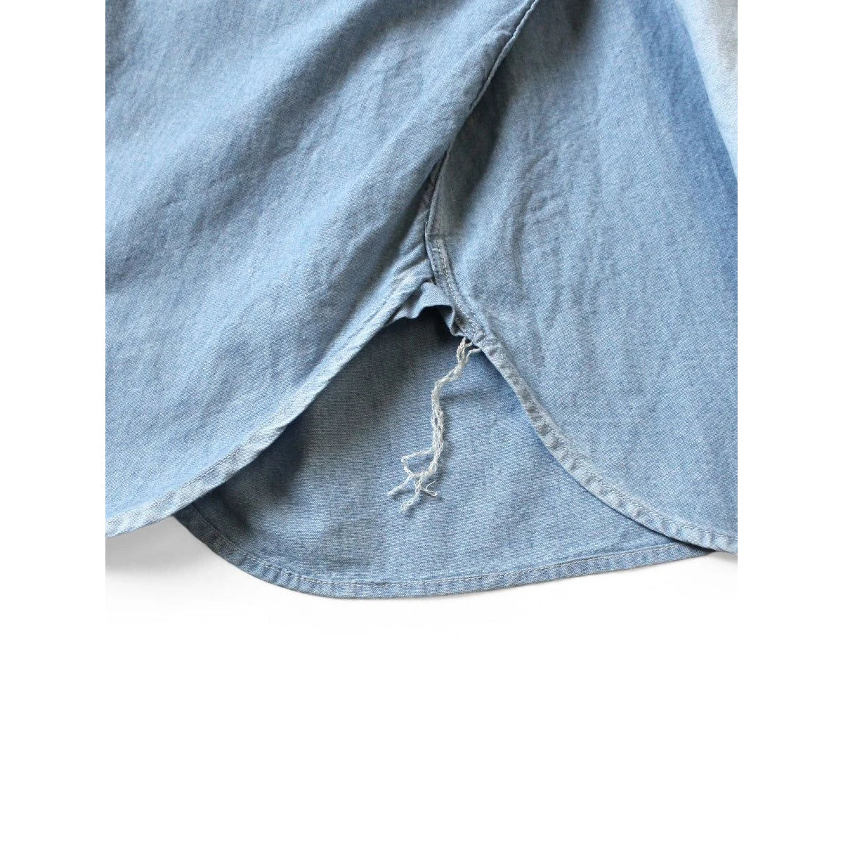 Kapital Chambray Bone Patch Ventilator Work Shirt