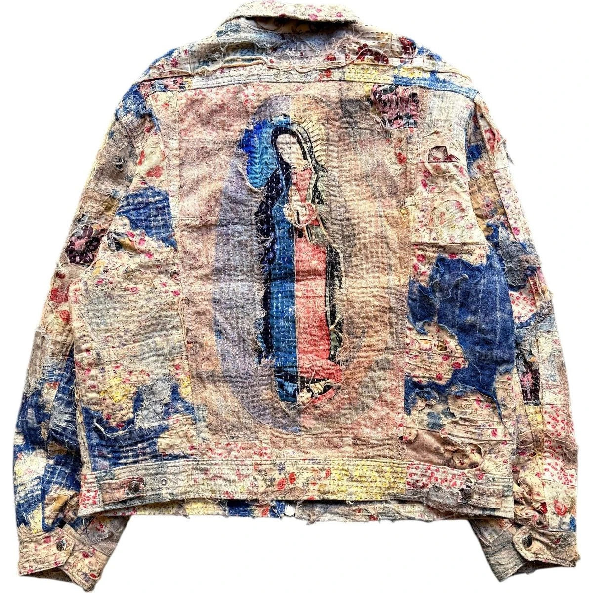 Kapital Champetre Boro Zip Up Jacket (Virgin Maria) | COJP Gallery