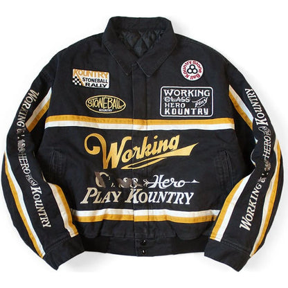 Kapital Chino Ad Racing Drizzler Jacket