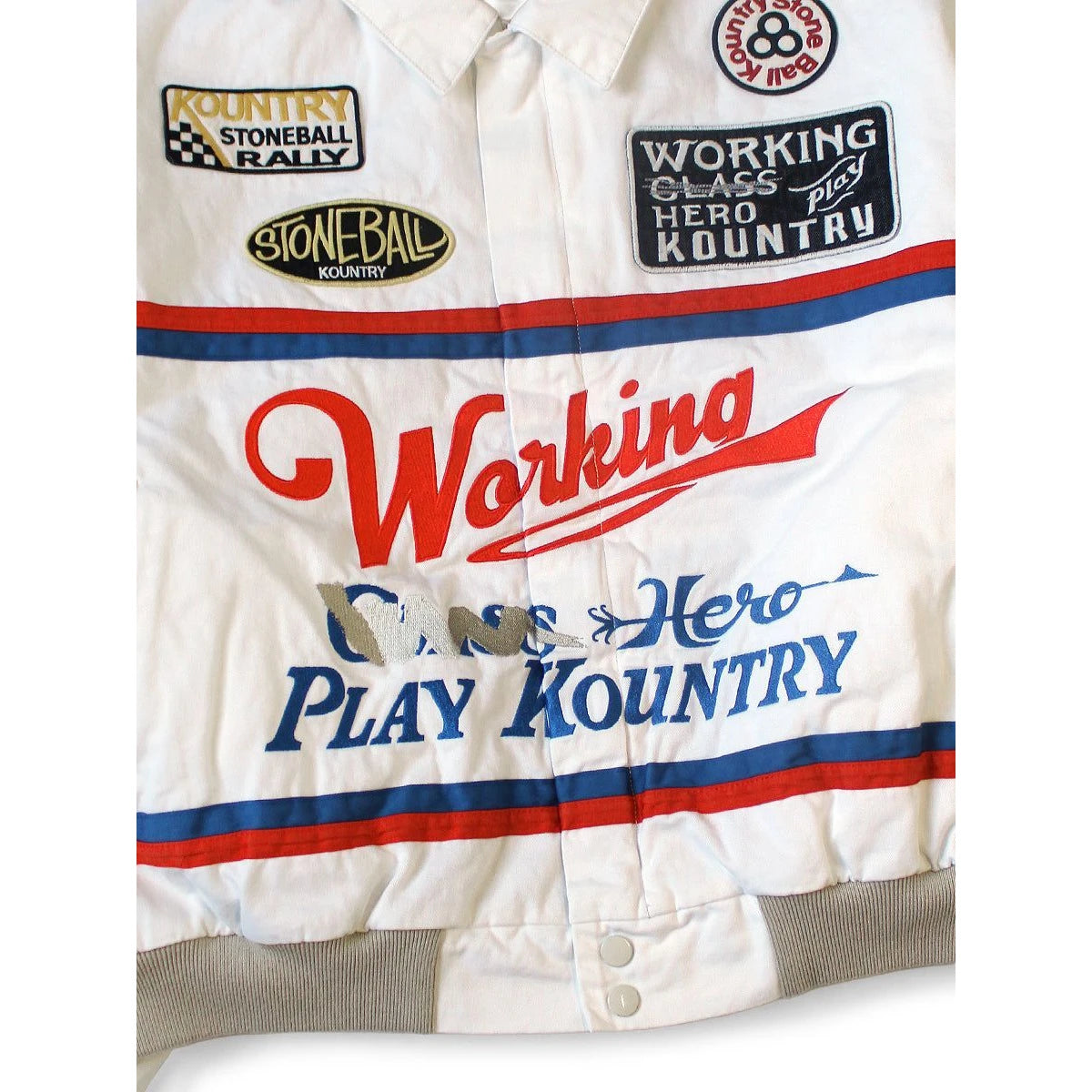 Kapital Chino Ad Racing Drizzler Jacket