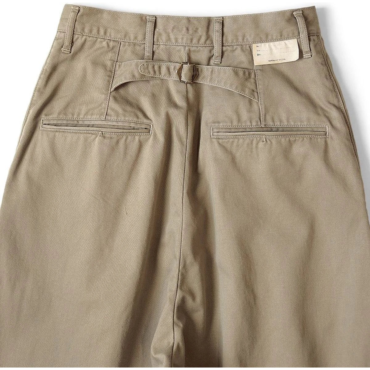 Kapital Chino High-Waisted Baggy Pants