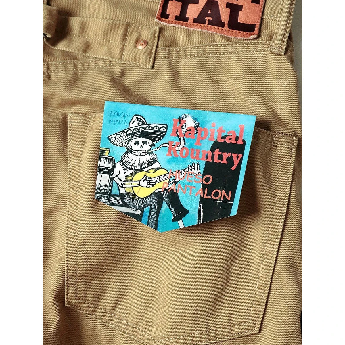 Kapital Chino Mexican Tuxedo 5P Okagilly Pants