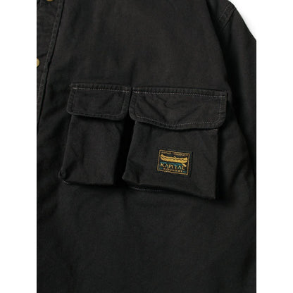 Kapital Chino Nugget-Pocket Cropped Fish Shirt