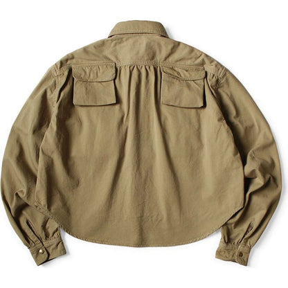 Kapital Chino Nugget-Pocket Cropped Fish Shirt