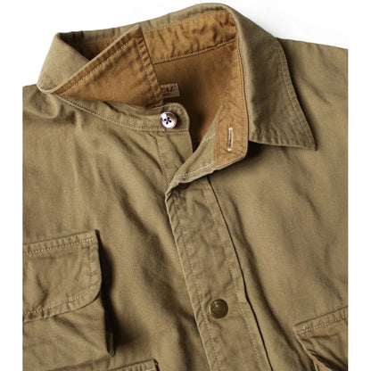 Kapital Chino Nugget-Pocket Cropped Fish Shirt