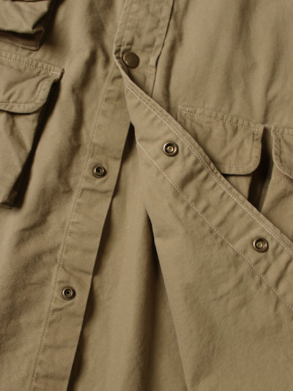 Kapital Chino Nugget-Pocket Cropped Fish Shirt