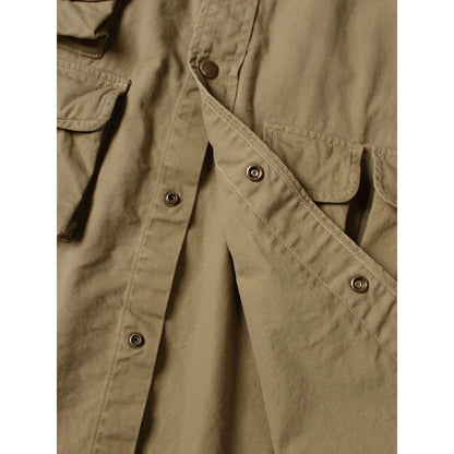 Kapital Chino Nugget-Pocket Cropped Fish Shirt