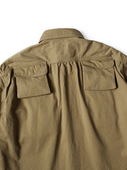 Kapital Chino Nugget-Pocket Cropped Fish Shirt