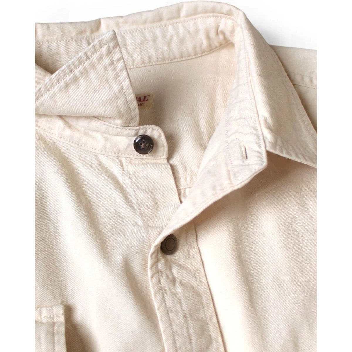 Kapital Chino Shirt Nugget-Pocket Fish Shirt