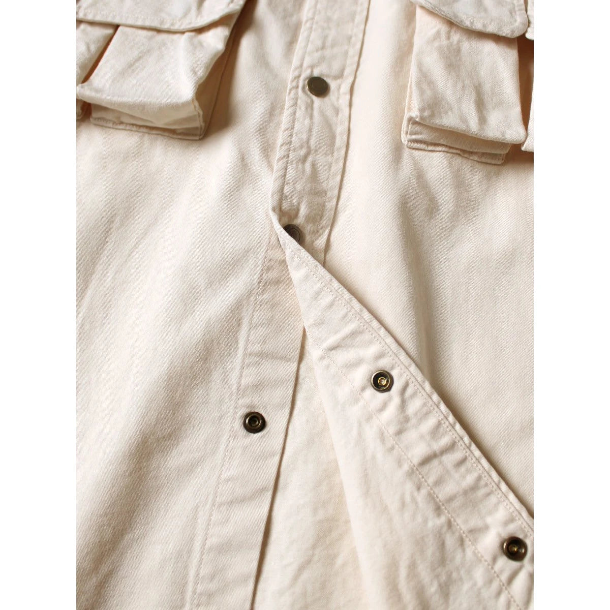 Kapital Chino Shirt Nugget-Pocket Fish Shirt