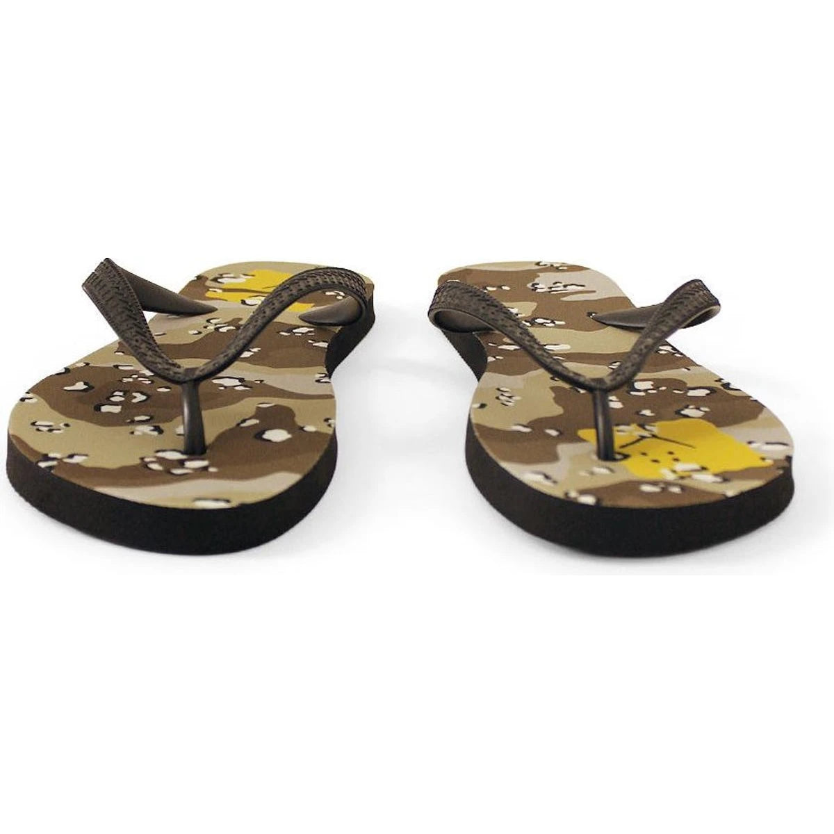 Kapital Chocolate Chip Camo Pattern Flip Flops