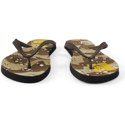 Kapital Chocolate Chip Camo Pattern Flip Flops