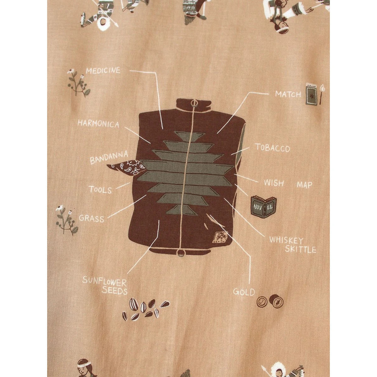 Kapital Color Bandana (Zepher Vest Life)