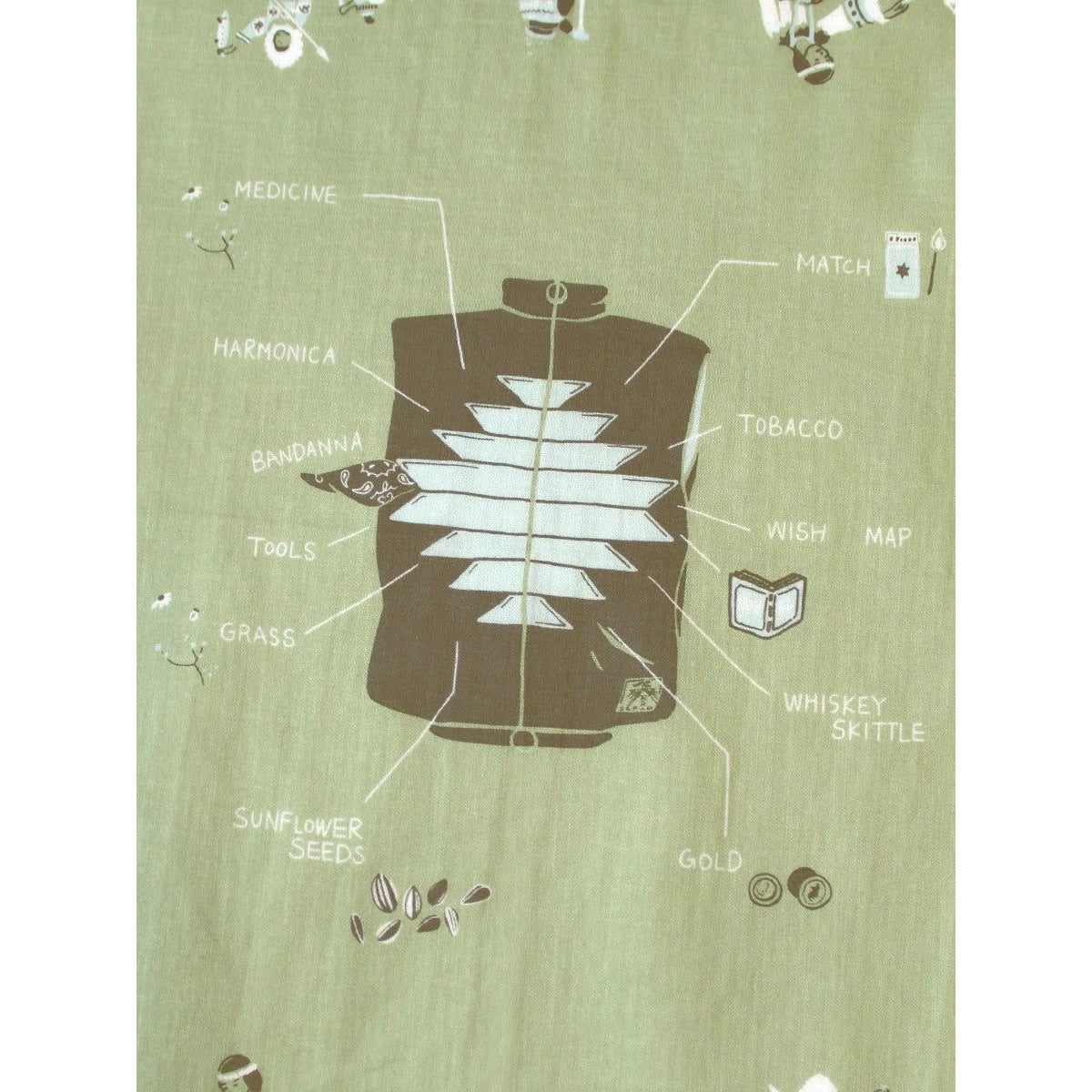 Kapital Color Bandana (Zepher Vest Life)