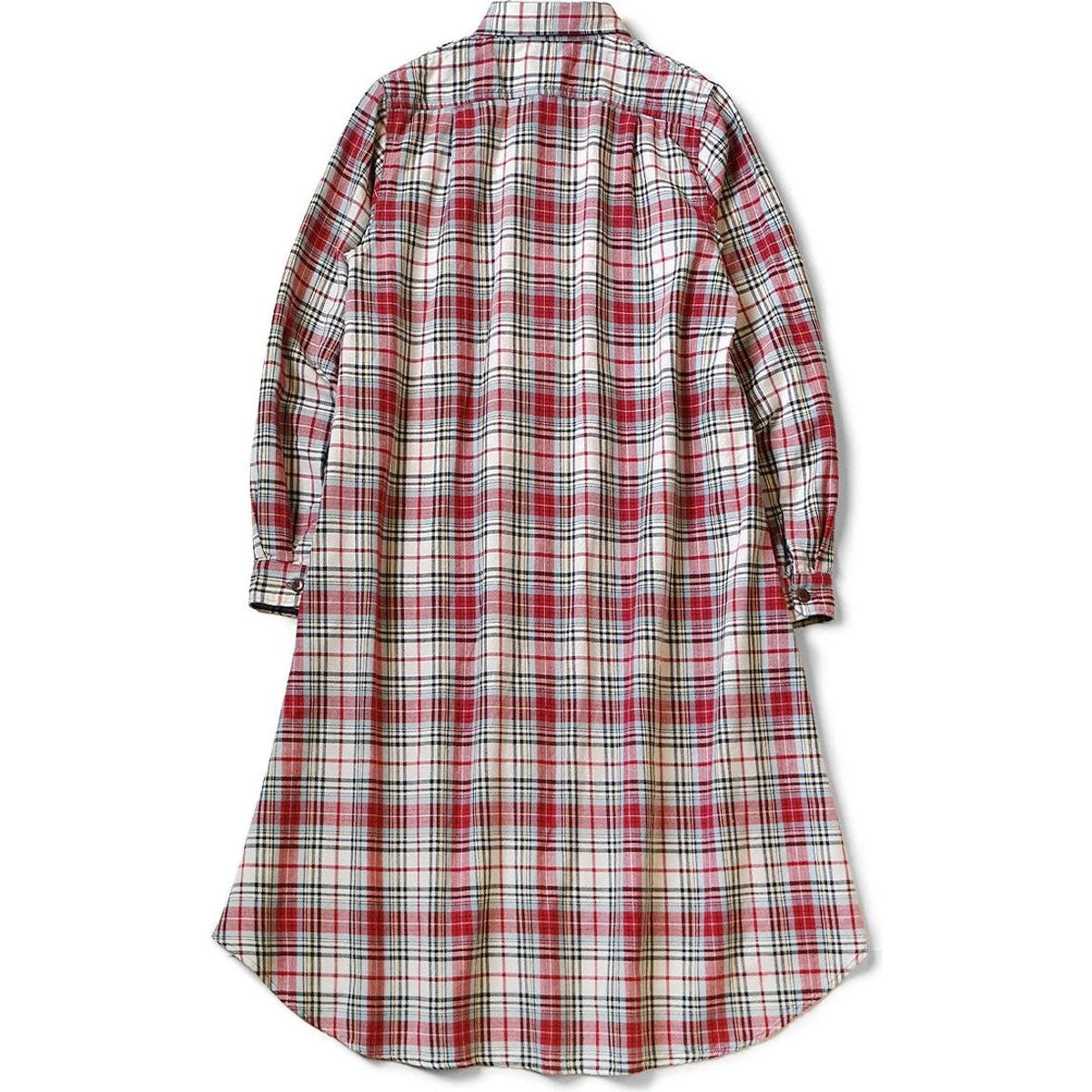 Kapital Columbia Check Drizzler Work Shirt Dress