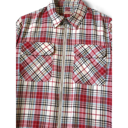 Kapital Columbia Check Drizzler Work Shirt Dress